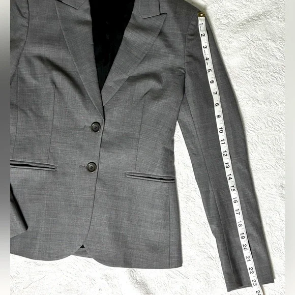 Theory Nichelle Broadway Wool Blend Blazer Jacket Coat Size 0 - Picture 13 of 15
